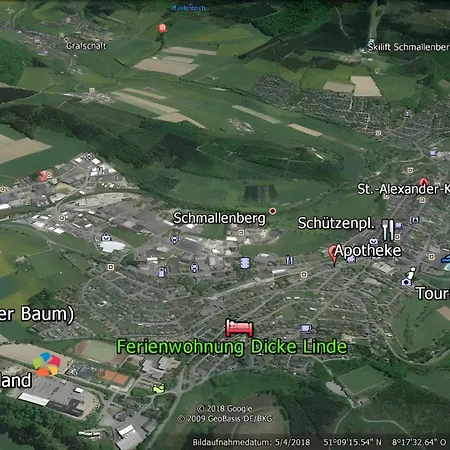 アパート Dicke Linde, 55qm